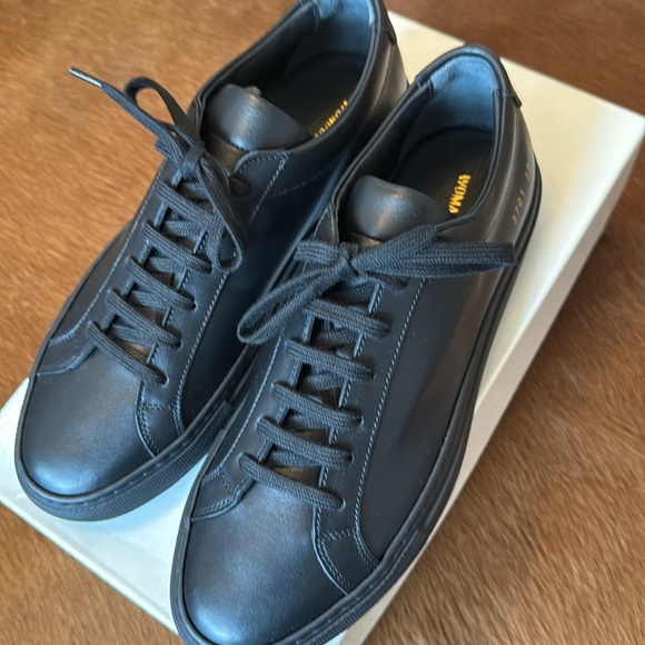 Women By Common Projects Original Low Achilles Black Eur Size 37 US7 - Picture 3 of 11